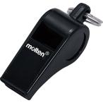 モルテン molten ホイッスル BK黒 学校 体育 授業 クラブ 部活 コルク入り 笛 フエ 合図 ロープ付  WHIBK