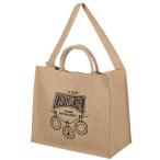 キャプテンスタッグ CAPTAIN STAG ジュートバッグ L UL-2033 鞄 かばん トートバッグ バック 持ち運び 移動 収納 キャンプ レジャー  UL2033