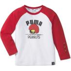 PUMA プーマ PUMA　X　PEANUTS　LS　Tシャツ 589363 URBAN RED