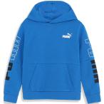 PUMA Puma PUMA POWER цвет блок f-ti- тренировочный Kids Parker футболка tops тянуть over длинный рукав отдых посещение школы Junior ребенок boys 