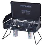 ユニフレーム UNIFLAME ツインバーナーUS-1900 ブラック LTD 防風 火力調整 キャンプ 調理 料理 キャンプ飯  BBQ  高強度ゴトク  610350