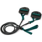 Soltec‐swim ソルテック ストレッチコード WITH パドル STRETCHCORDZ WITH PADDLES M グリーン トレーニングチューブ パドル付き 筋トレ 水泳 201517