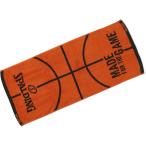 SPALDING Spalding basket ja card towel ball motif orange SAT211100 gift 