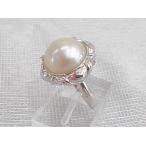 マベパールリングSV製14mm珠ス...