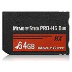 オリジナル64GB メモリースティック PRO-HG Duo HX64gb MagicGate PSPアクセサリーメモリーカード用