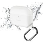 Apple AirPods Pro ケース Spigen スリム・アーマー IP [ 防水 防塵 IP67等級 カラビナ リング 付き ] シリコン 収納ケース 軽量 キズ防止 ワイヤレス充電