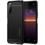 Spigen Xperia 10 II ケース ラギッド・アーマー ストラップホール付き [ SO-41A / SOV43 ] 対応  薄型 軽量 シュピゲン ACS01382