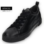 SPINGLE (スピングル) SP-1307 Black ブラック メンズ レディース スニーカー レザースニーカー カンガルーレザー 黒 日本製 広島