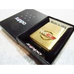 シボレー コルベット Zippo 真鍮製ジッポライター・ゴールド CHEVROLET/CORVETTE/