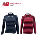 New balance Golf женский длинный рукав ta-toru шея тянуть over рубашка New Balance Golf 012-0267604