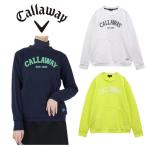  Callaway Golf женский тренировочный Logo принт обратная сторона шерсть вырез лодочкой тренировочный Callaway Golf C23117201 [2023 год весна лето модель ]