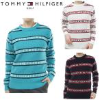  Tommy Hilfiger Golf женский Logo полоса Crew свитер TOMMY HILFIGER GOLF THLA349