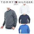 トミーヒルフィガー ゴルフ メンズ 防風 クルーネックスウェットTOMMY HILFIGER  THMA554 2025年秋冬モデル
