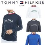 ショッピングシグネチャー トミーヒルフィガー ゴルフ メンズ シグネチャーリブ 長袖シャツ TOMMY HILFIGER  THMA562 2025年秋冬モデル