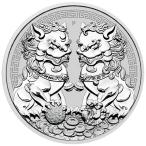 オーストラリア　獅子像　2020年　未流通品　銀貨　1オンス　1oz 収集　.999　コインケース入り