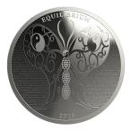 未流通品　トケラウ　２０１９年　ゲノム　１オンス　銀貨　収集　コインケース入り