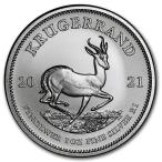 未流通品　クルーガーランド　2021年　南アフリカ　銀貨　シルバーコイン　コインカプセル入り　収集　趣味　コレクション