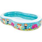 【スポイチ】 INTEX U-56490 インテックス スイムセンターパラダイスシーサイドプール ビニール プール 大型 家庭用 子供用 水遊び 訳あり