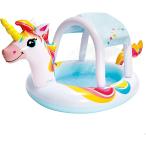 [ spo ichi] INTEX U-58435 Inte ks Unicorn спрей бассейн на крыше установлен для бытового использования детский водные развлечения есть перевод 