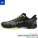 MIZUNO ミズノ ソフトテニスシューズ WAVE EXCEED 5 SW OC ウエーブ エクシード クレー・砂入り人工芝コート用 4E 61GB2314