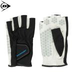 DUNLOP Dunlop soft теннис силикон принт перчатка [ половина модель ]( обе рука комплект ) перчатки рукоятка сила UV cut мужской TGG0126 почтовая доставка OK