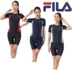 ショッピングswim FILA フィラ 水着 レディース 半袖 タンキニ フルジップ セパレート フィットネス スイム ウェア 313-203 女性サイズ FITNESS SWIM 全国送料無料