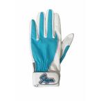  Kubota slaga-(KUBOTA SLUGGER) защитные перчатки ( с одной стороны для ) S70 белый × бледно-голубой × серебряный 