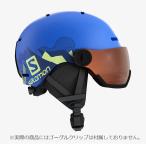 サロモン SALOMON スキー ジュニア バイザー ヘルメット GROM VISOR L40539600 【22-23モデル】