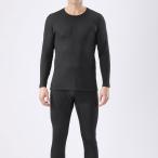 ミズノ MIZUNO メンズ シャツ 長袖 発熱素材ブレスサーモ アンダーウエア 厚手 for Active クルーネック長袖シャツ C2JAA641 【2024FW】