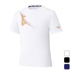  Mizuno MIZUNO мужской женский теннис одежда короткий рукав футболка p Ractis рубашка 62JAC046 [2025SS]