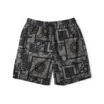  New Era NEW ERA мужской женский спорт casual одежда низ шорты EASY SHORT PANTS ORI PAISLEY BLK 14856742 черный [2026SS]