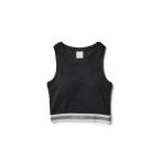 New Era NEW ERA женский спорт casual одежда tops внутренний майка WS RIB CROPPED TANK BLK 14857968 черный [2026SS]