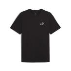  Puma PUMA мужской спорт casual одежда tops футболка GRAPHICS Puma задний футболка 687701 [2025SS]