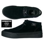  темно синий цвет conqueror мужской повседневная обувь ботинки PARMA SUEDE 912 BLACK [2024FW]
