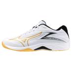 ショッピングゴールド ミズノ MIZUNO メンズ レディース バレーボール シューズ THUNDER BLADE Z V1GA237010 ホワイト×ゴールド×ブラック 【2024SS】