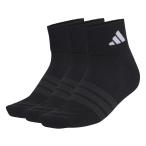  Adidas adidas мужской женский спорт аксессуары носки 3 пара комплект ESS подушка 3P лодыжка носки KC9633 DVT59 [2026SS]