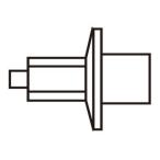  Mizuno наземный аксессуары мелкие вещи обувь аксессуары шиповки булавка 2 уровень flat line модель ( пригодный для любой погоды * для грузовика ) 8ZA301 серебряный [ стандартный ]