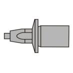  Mizuno наземный мелкие вещи обувь аксессуары шиповки булавка рукоятка модель ( Attachment специальный )( пригодный для любой погоды * для грузовика ) 8ZA304 черный [ стандартный ]