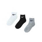  Nike NIKE Junior носки NHN NIKE BASIC PACK QTR 3PK UN0026 W2F [2025SS]