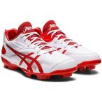 ショッピングスパイク アシックス ASICS 野球 ポイントスパイク STAR SHINE 3 スターシャイン 3 1123A033 101 WHITE/RED 【2022SS】