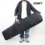 4WAY スノーボード ウィーリーボードケース COMFY WHEELIE BOARD CASE Black Black Quilting コンフィ ローラー付き ショルダー オールインワン バックパック