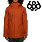 シックスエイトシックス ウェア ジャケット 21-22 686 WOMEN'S GLCR GORE-TEX WILLOW INSULATED JACKET Red Clay M1W301 スノーボード 日本正規品