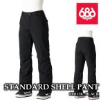 ショッピングスノーボード ウェア レディース 日本正規品 スノーボード ウェア パンツ シックスエイトシックス 686 STANDARD PANT Black レディース 24-25