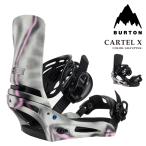 日本正規品 スノーボード ビンディング バートン BURTON MENS CARTEL X Re_Flex Grey Pink カーテル エックス リフレックス メンズ バインディング 24-25