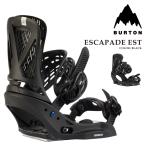 日本正規品 スノーボード ビンディング バートン BURTON WOMENS ESCAPADE EST Black エスカペイド イーエスティ ブラック レディース バインディング 24-25