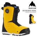 日本正規品 スノーボード ブーツ バートン BURTON MENS RULER BOA WIDE Goldenrod ルーラー ボア ワイド ゴールデンロッド メンズ 24-25