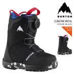 日本正規品 スノーボード ブーツ バートン BURTON GROM BOA Black グロムボア キッズ ユース 子供 24-25