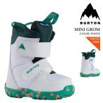 日本正規品 スノーボード ブーツ バートン BURTON MINI GROM White ミニグロム キッズ ユース 子供 24-25