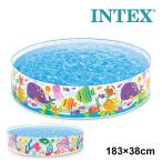  Япония стандартный товар Inte ksINTEX Ocean Play зажим бассейн 183cm U-56452 винил бассейн домашний бассейн 