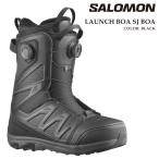  Япония стандартный товар сноуборд ботинки Salomon SALOMON LAUNCH BOA SJ BOA Black/Black/Black заем chi боа распорка жакет боа черный мужской 24-25